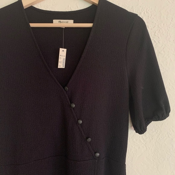 Madewell Cross Front Button Dress - Picture 6 of 9